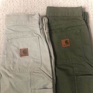 NEW Carhartt dungarees 2 pair KIDS size 12